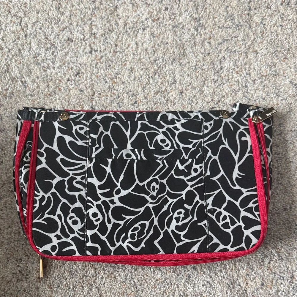 Stylish Black and Red Women's Bag insert